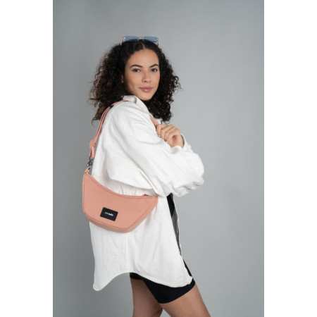 Сумка через плече антизлодій Pacsafe GO Lunar Crossbody (рожевий) Сумка через плече антизлодій Pacsafe GO Lunar Crossbody (рожевий)