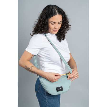 Сумка через плече антизлодій Pacsafe GO Lunar Crossbody (свіжий м'ятний) Сумка через плече антизлодій Pacsafe GO Lunar Crossbody (свіжий м'ятний)