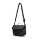 Сумка через плече антизлодій Pacsafe GO Saddle Crossbody (насичений чорний)