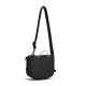 Сумка через плече антизлодій Pacsafe GO Saddle Crossbody (насичений чорний)