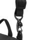 Сумка через плече антизлодій Pacsafe GO Saddle Crossbody (насичений чорний)