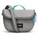Сумка через плече антизлодій Pacsafe GO Saddle Crossbody (сірий/блакитний)