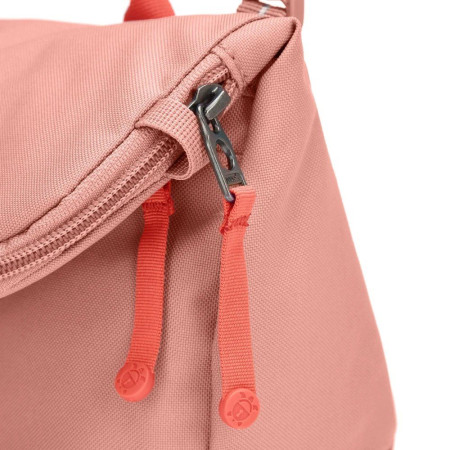 Сумка через плече антизлодій Pacsafe GO Saddle Crossbody (рожевий)