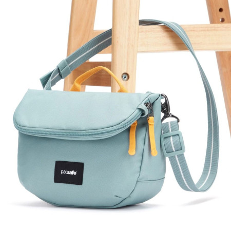 Сумка через плече антизлодій Pacsafe GO Saddle Crossbody (свіжий м'ятний)
