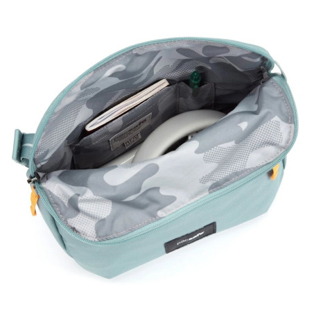Сумка через плече антизлодій Pacsafe GO Saddle Crossbody (свіжий м'ятний)