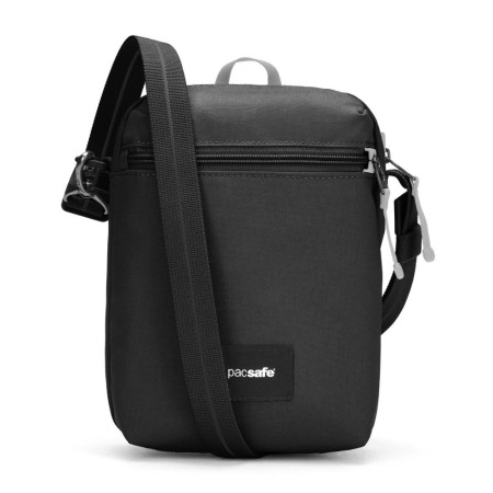 Сумка через плече антизлодій Pacsafe GO Festival Crossbody (насичений чорний)