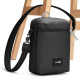Сумка через плече антизлодій Pacsafe GO Festival Crossbody (насичений чорний)
