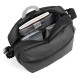 Сумка через плече антизлодій Pacsafe GO Festival Crossbody (насичений чорний)