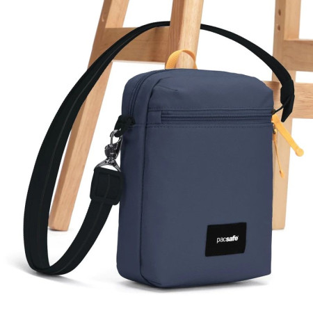 Сумка через плече антизлодій Pacsafe GO Festival Crossbody (темно-синій)