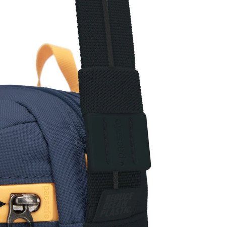 Сумка через плече антизлодій Pacsafe GO Festival Crossbody (темно-синій)