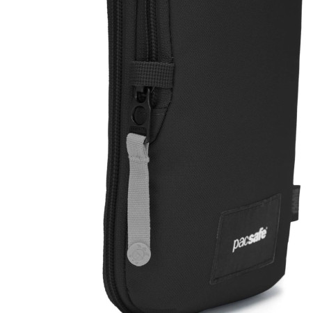 Сумка через плече антизлодій Pacsafe GO Tech Crossbody (насичений чорний)