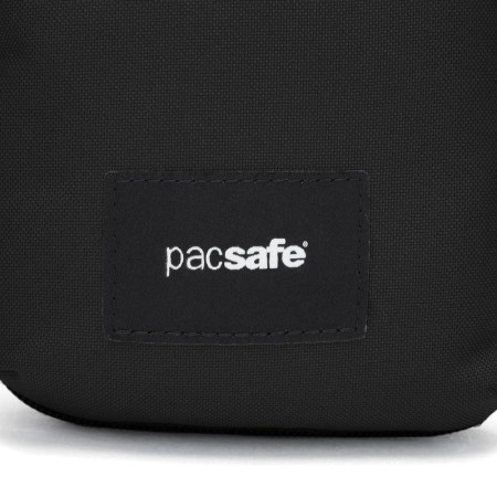 Сумка через плече антизлодій Pacsafe GO Tech Crossbody (насичений чорний)