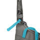 Сумка через плече антизлодій Pacsafe GO Tech Crossbody (сірий/блакитний)