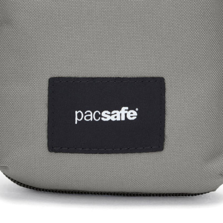 Сумка через плече антизлодій Pacsafe GO Tech Crossbody (сірий/блакитний)