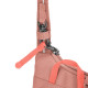 Сумка через плече антизлодій Pacsafe GO Tech Crossbody (рожевий)