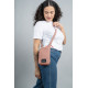Сумка через плече антизлодій Pacsafe GO Tech Crossbody (рожевий)