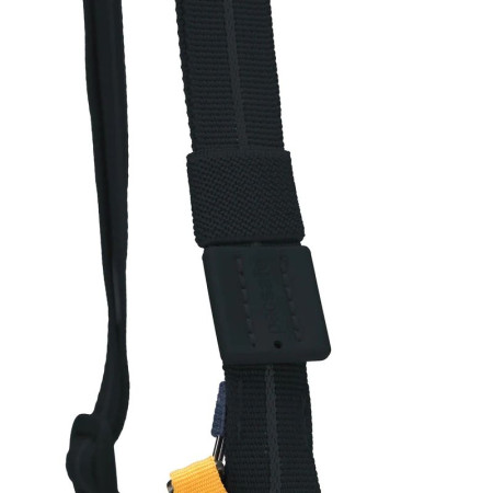 Сумка через плече антизлодій Pacsafe GO Tech Crossbody (темно-синій/жовтий)
