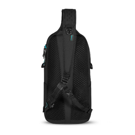 Сумка через плече антизлодій Pacsafe Eco 12L Sling (чорний)