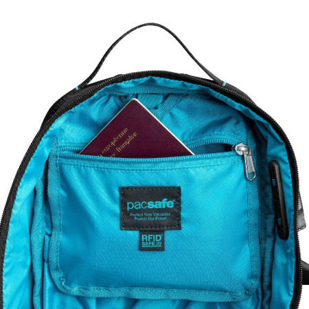 Сумка через плече антизлодій Pacsafe Eco 12L Sling (чорний)