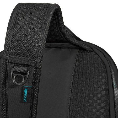 Сумка через плече антизлодій Pacsafe Eco 12L Sling (чорний)