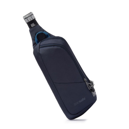 Сумка через плече антизлодій Pacsafe V Action Sling (темно-синій)