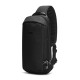 Сумка через плече антизлодій Pacsafe Vibe 325 sling (насичений чорний)