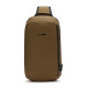 Сумка через плече антизлодій Pacsafe Vibe 325 sling (коричневий)