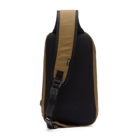 Сумка через плече антизлодій Pacsafe Vibe 325 sling (коричневий)