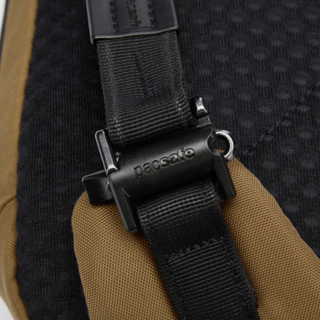 Сумка через плече антизлодій Pacsafe Vibe 325 sling (коричневий)