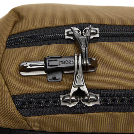 Сумка через плече антизлодій Pacsafe Vibe 325 sling (коричневий)