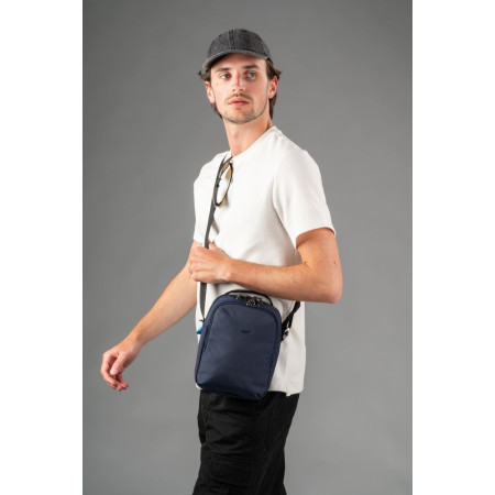 Сумка через плече антизлодій Pacsafe V Companion Crossbody (темно-синій)