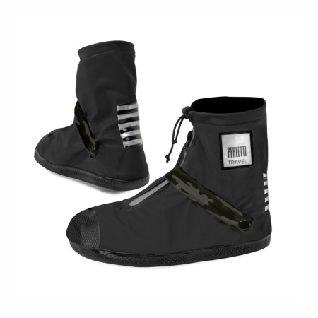 Бахіли короткі водонепроникні Perletti Covers зі світловідбиваючими деталями (чорний) Бахіли короткі водонепроникні Perletti Covers зі світловідбиваючими деталями (чорний)