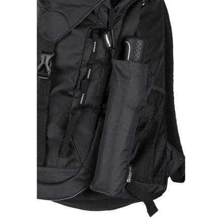 Парасоля складана автоматична Schwarzwolf Crux зі світловідбиваючим кантиком (чорний)