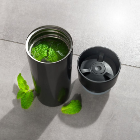 Термокружка 360 мл сталева Schwarzwolf Aransol, вакуумна