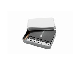 Набір гральний Schwarzwolf Yarra карти/кубики в жерстяній коробці