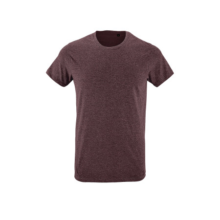 Футболка SOL'S Regent Fit (темно-бордовий меланж)