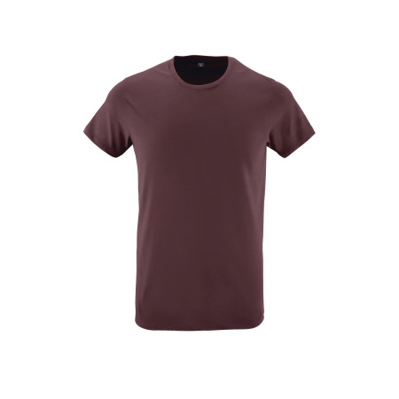 Футболка SOL'S Regent Fit (темно-бордовий)