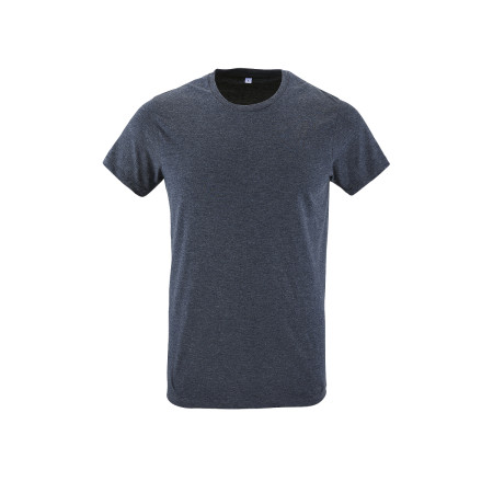Футболка SOL'S Regent Fit (джинсовий меланж)
