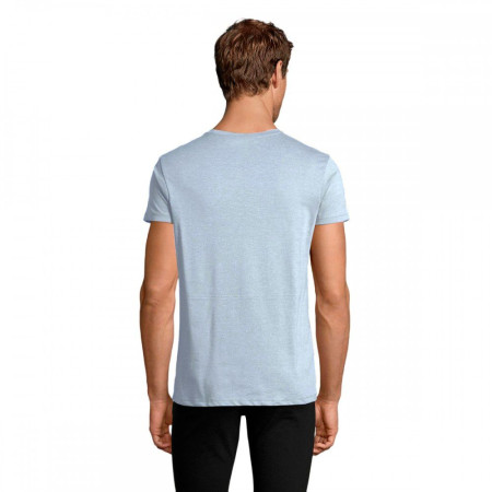 Футболка SOL'S Regent Fit (небесно-блакитний меланж)