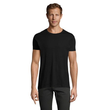 Футболка SOL'S Regent Fit (насичений чорний)