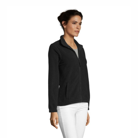 Куртка флісова жіноча SOL'S Nova (чорний)