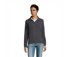 Куртка флісова жіноча SOL'S Nova (вугільно-сірий)