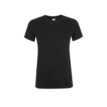 Футболка жіноча SOL'S Regent (насичений чорний)
