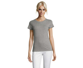 Футболка жіноча SOL'S Regent (сірий меланж)