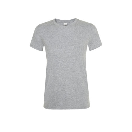 Футболка жіноча SOL'S Regent (сірий меланж)