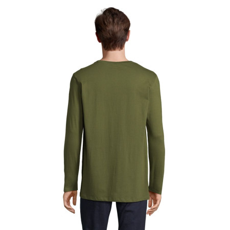 Лонгслів чоловічий SOL'S Imperial LSL (темний хакі)