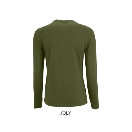 Лонгслів жіночий SOL'S Imperial LSL (темний хакі)