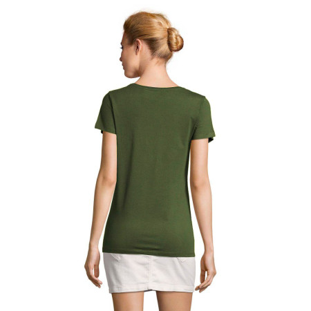 Футболка жіноча SOL'S Martin (темний хакі)