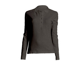 Лонгслів поло SOL'S Podium (вугільний меланж)