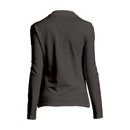 Лонгслів поло SOL'S Podium (вугільний меланж)